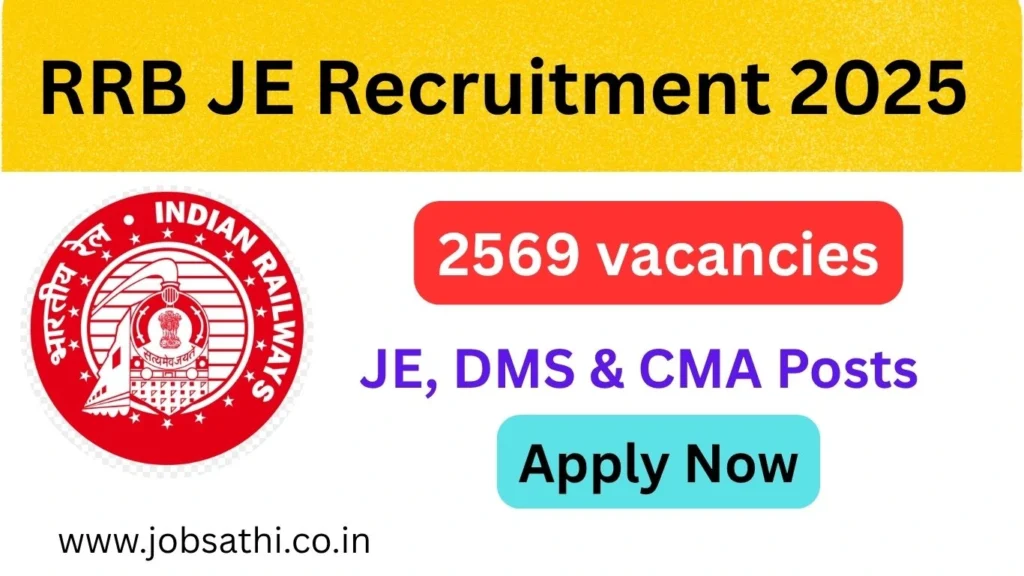 RRB JE Recruitment 2025 Notification Out